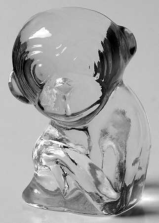 Animals & Figurines (Clear) Monkey