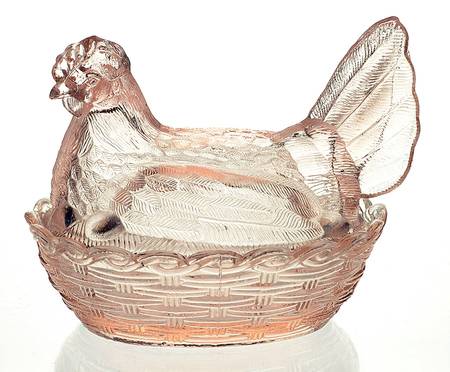 Animals & Figurines (Multicolor) 6 Inch Hen on Nest