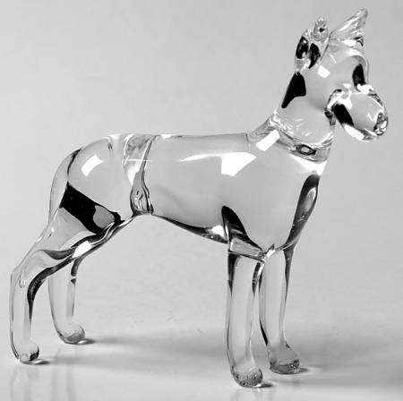 Animals & Figurines (Clear) Great Dane Dog