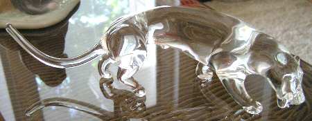 Animals & Figurines (Clear) Panther