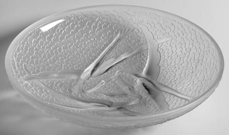 Animals & Figurines (Clear) Crane Bowl
