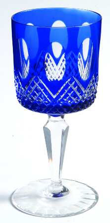 Unk5402 Cobalt Blue Water Goblet