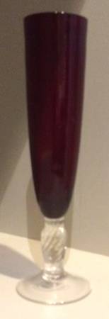 UNK5415 Ruby Fluted Champagne