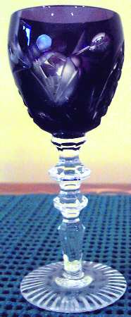 UNK1922 Amethyst Wine Glass