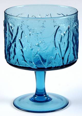 Brocado Teal Wine Glass