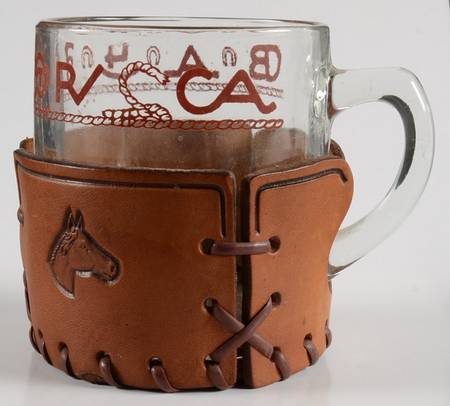 UNK5538 Mug & Leather Holder