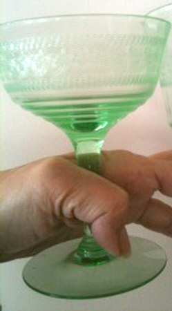 UNK586 Green Champagne/Tall Sherbet