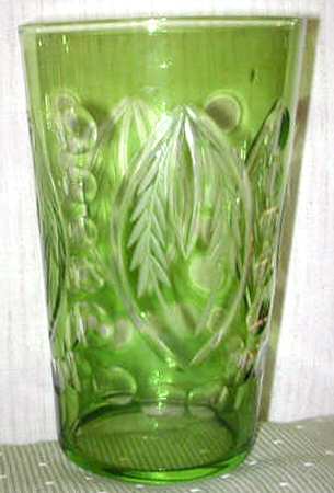 UNK4991 Green Highball Glass