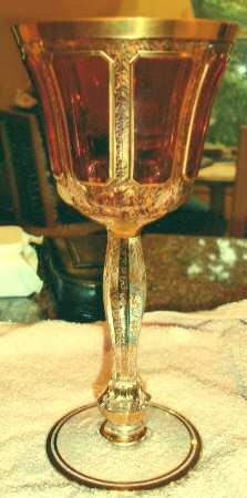 UNK5768 Cranberry Water Goblet