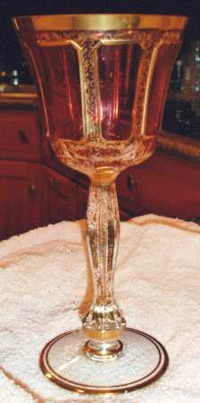 UNK5768 Cranberry Wine Glass