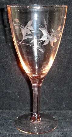 UNK6001 Pink Water Goblet