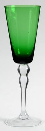 UNK4217 Green Fluted Champagne