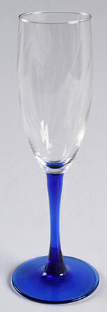 UNK4931 Blue Fluted Champagne