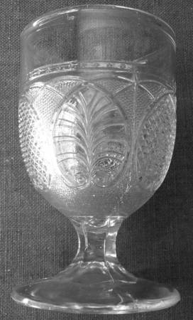 Palmette Clear Low Water Goblet
