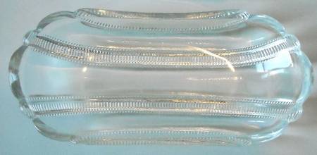 Iowa Clear 8" Oblong Relish