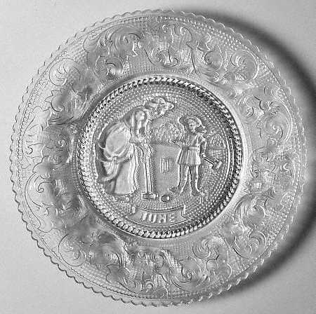 Month of Year 7" Salad Plate
