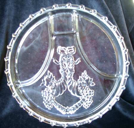 Horn Rope Cornucopia Snack Plate No Cup
