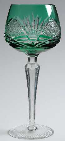 UNK6178 Multicolor Emerald Green Hock Wine