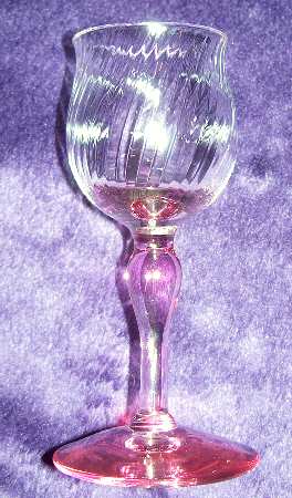 UNK4732 Cranberry Cordial Glass