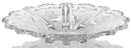 Paneled Thistle Clear 7" Salad Plate