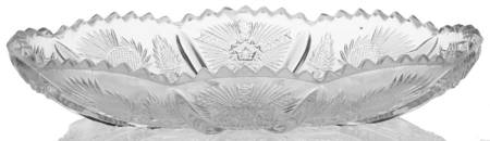 Paneled Thistle Clear 8" Oval Relish