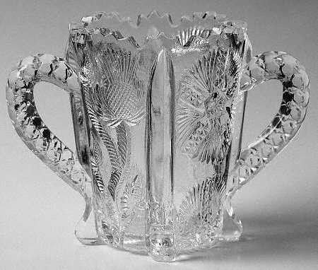 Paneled Thistle Clear Sugar-Open