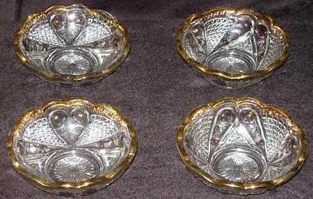 Paisley Amethyst Small Fruit Dessert Bowl