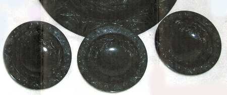 Rose and Thorn Black Small Fruit Dessert Bowl