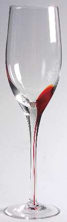P1C30 Red Fluted Champagne