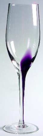 P1C30 Purple Fluted Champagne