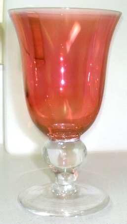 UNK7023 Ruby Water Goblet