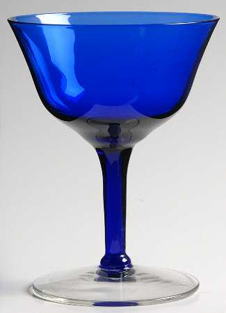 UNK6874 Cobalt Blue Champagne/Tall Sherbet