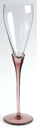 UNK1026 (Amethyst Stem) Fluted Champagne