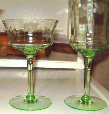 UNK6588 Green Champagne/Tall Sherbet