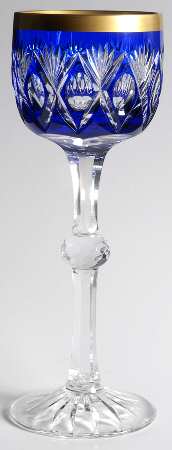 UNK7452 Cobalt Blue Hock Wine