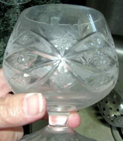 UNK7535 Brandy Glass