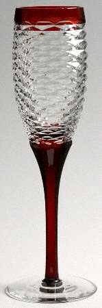 UNK7590 Ruby Fluted Champagne
