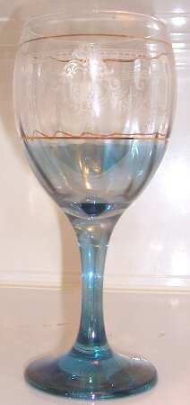 UNK3298 Blue Water Goblet