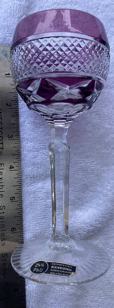 UNK8217 Amethyst Small Wine Hock