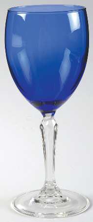UNK8245 Cobalt Blue Water Goblet