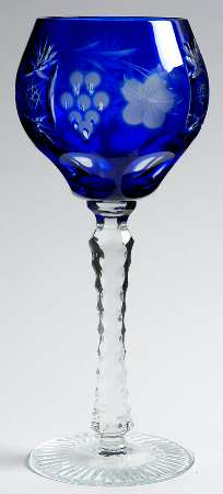 UNK8262 Cobalt Blue Hock Wine