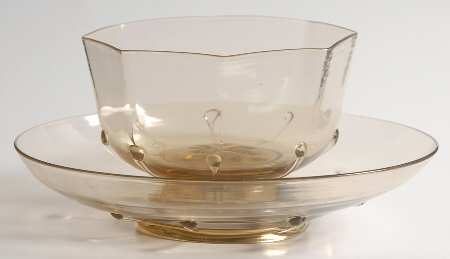 UNK3062 Topaz Finger Bowl & Underplate