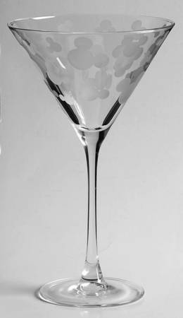 Mickey Mouse (Smooth Stem) Martini Glass