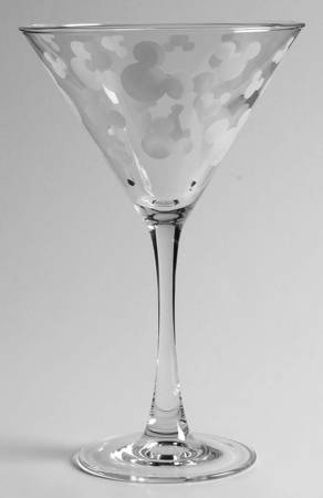 Mickey Mouse (Smooth Stem) Martini Glass