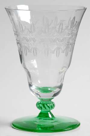UNK9100 Green 8 Oz Footed Tumbler