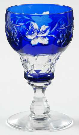 UNK9209 Cobalt Blue Wine Glass