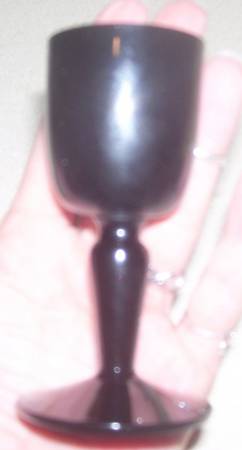 UNK9268 Black Cordial Glass