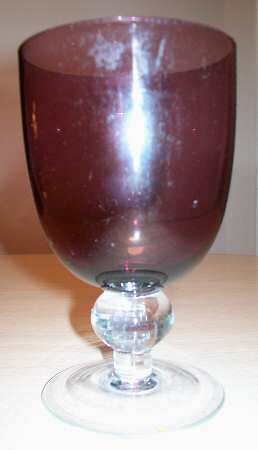 UNK7497 Amethyst Water Goblet