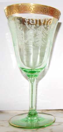 UNK509 Green Water Goblet