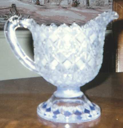 Fine Cut and Block Blue Flash Creamer